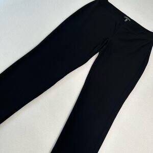 Eileen Fisher Womens Size S Stretch Crepe Slim Leg Cropped Pants Black